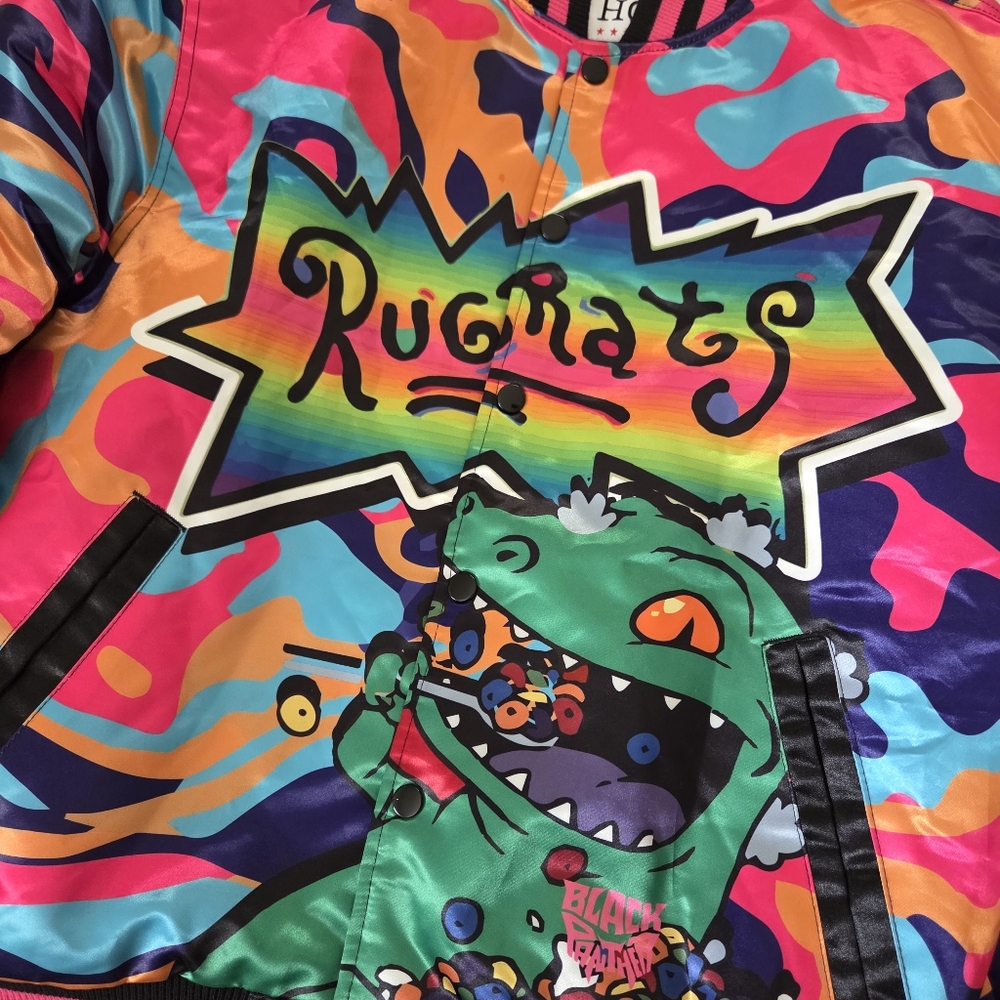 Rugrats Reptar Cereal Jacket Headgear Classics Nostalgia Company Medium - Picture 6 of 12